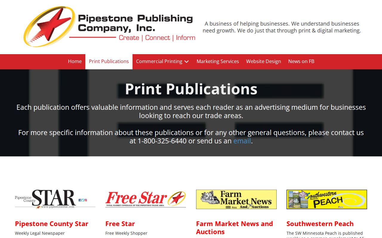 Pipestone County crime-news publication schedule source